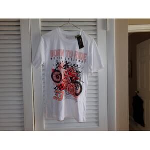 Born to Ride Motor Speedway 33‎ Racing t shirt S Cotton NWT